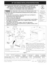 Electrolux E30GF74HPS2 Installation guide
