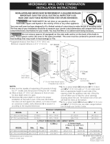 Electrolux E30MC75PPSC Installation guide
