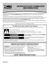 Estate TMH16XSD6 Owner's manual