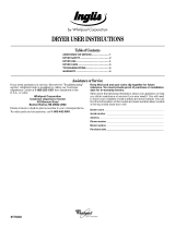 Inglis Clothes Dryer User manual