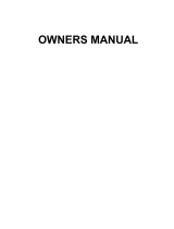 Maytag CWE9000ACB Owner's manual
