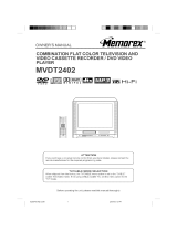 Memorex MVDT2402 Owner's manual