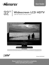 Memorex MLT3221 - 32" LCD TV User manual