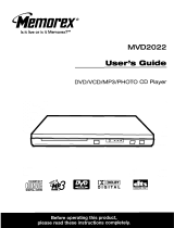 Memorex MVD2022 Owner's manual