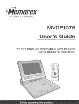 Memorex MVDP1075 Owner's manual