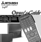 Mitsubishi WS-65909 Owner's manual