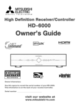 Mitsubishi HD-6000 Owner's manual