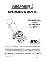 MTD 24A-020D401 Owner's manual