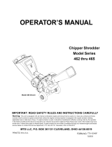 MTD 462 thru 465 Owner's manual