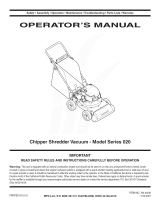 MTD 020 Series Owner's manual