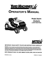 Yard Machines 663 Owner's manual
