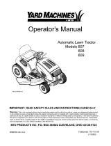MTD 13BK608G062 Owner's manual