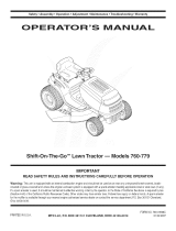 MTD 779 Owner's manual