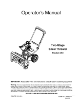 MTD 31A-380D062 Owner's manual