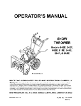 MTD 662E Owner's manual