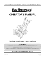MTD 600 SERIES Owner's manual