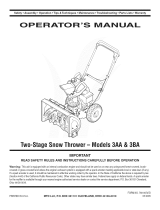 MTD 3BA Owner's manual