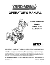 MTD 31AH5C3F401 Owner's manual