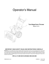 MTD 31AE6GLF723 Owner's manual