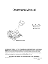 MTD 420 Series Owner's manual