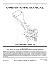 MTD Series 250 Owner's manual