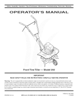 MTD 21A-250H765 Owner's manual