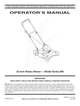 MTD 11A-084F229 Owner's manual