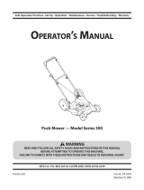 MTD 260 Series Owner's manual