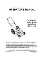 MTD 500 Series Owner's manual