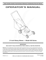 Yard-Man 589 Owner's manual