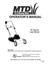 MTD 18A-717-800 Owner's manual