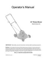 MTD 11A-031B700 Owner's manual