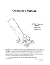 MTD 260 Owner's manual