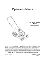 MTD 520 Series Owner's manual