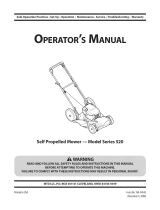 MTD 260 Series Owner's manual