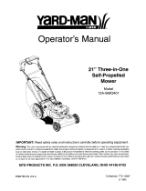 MTD 12A-568Q401 Owner's manual