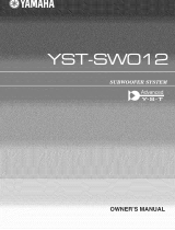 Yamaha YST SW012 User manual