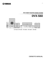 Yamaha DVR-S60 Owner's manual