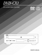 Yamaha DVD-CX1 Owner's manual