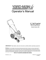 Yard-Man 565 Owner's manual