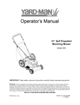 Yard-Man 565 Owner's manual