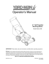 Yard-Man 550 Series Owner's manual