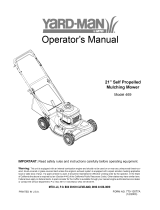 Yard-Man 469 Owner's manual