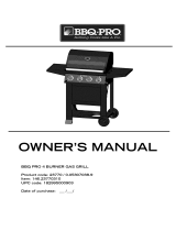 BBQ-Pro PG-40408OOLD Owner's manual