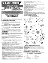 Black & Decker NST2018 Owner's manual