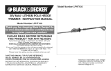 Black & Decker LPHT120 Owner's manual