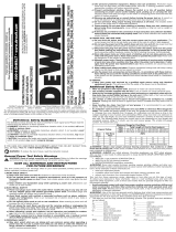 Black & Decker DW235G TYPE2 Owner's manual
