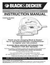 Black & Decker JS660 TYPE1 Owner's manual