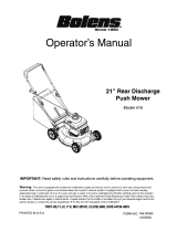 Bolens 11A-416H763 Owner's manual
