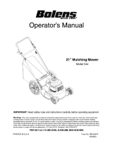 Bolens 11A-544L163 Owner's manual